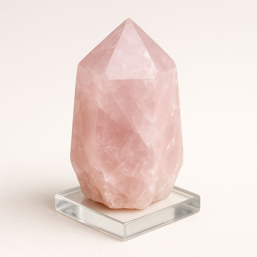 אבן חן הרוז קוורץ