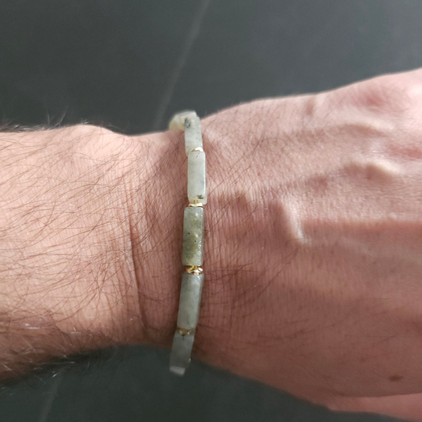 צמיד מאבני האוונטורין הירוק