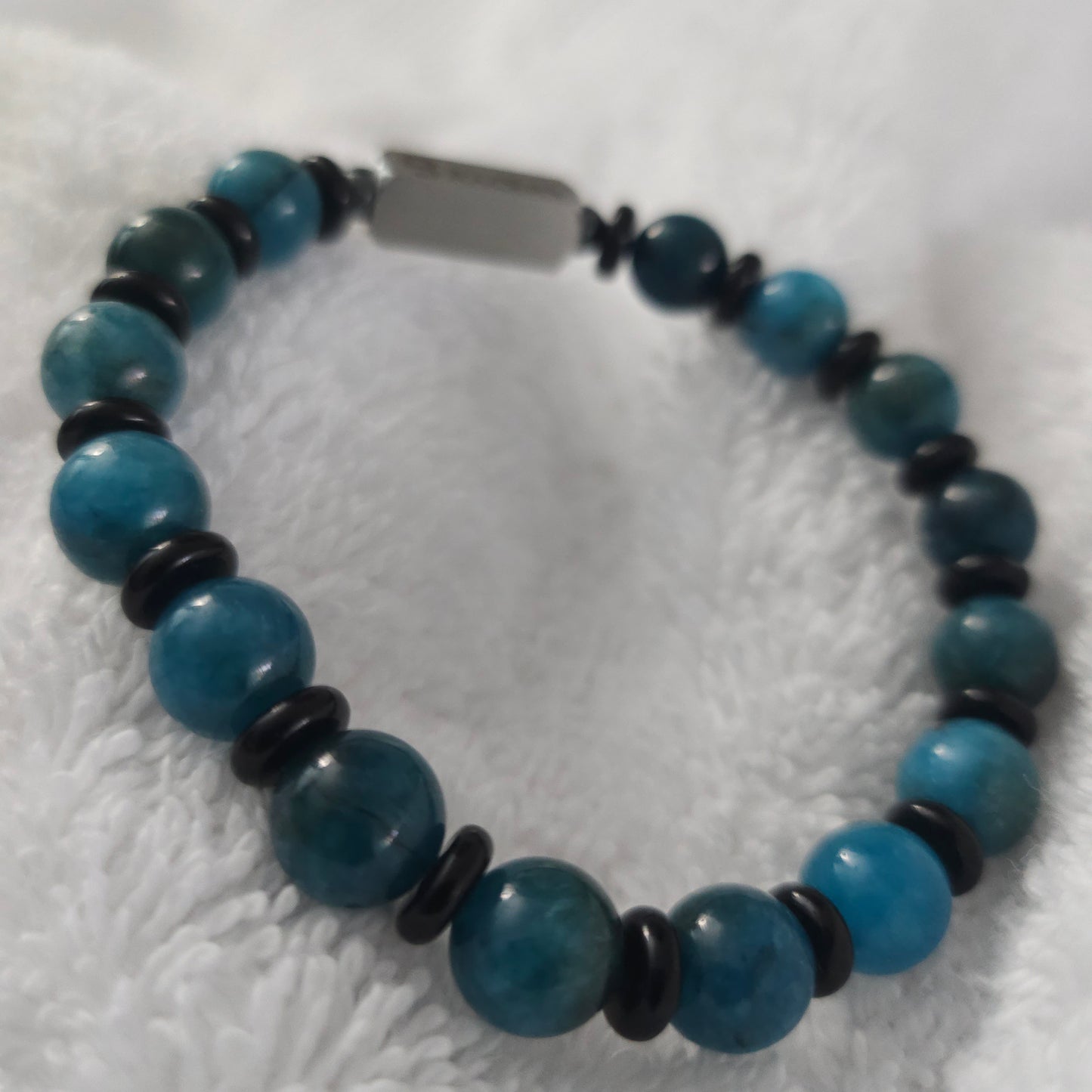 צמיד מאבני אוניקס ואפטייט